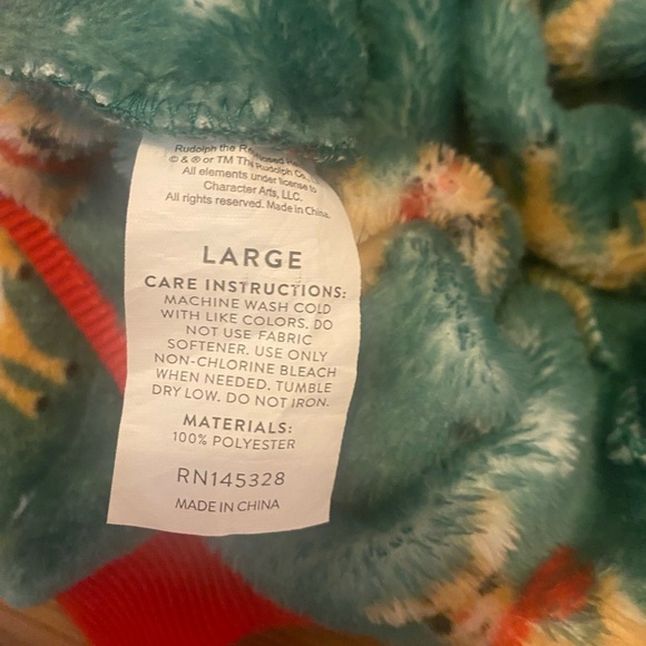 Dog Sweaters Christmas Fall Rudolph Coffee Plaid lot of 3 size large - Picture 3 of 7